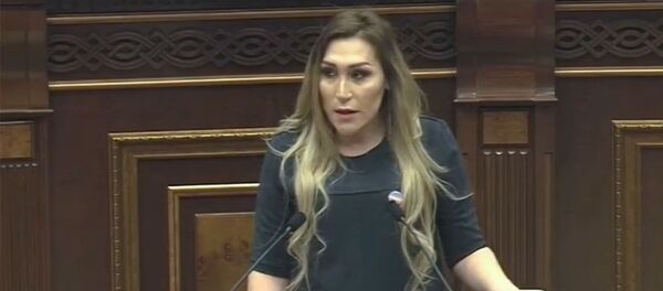 Выступление Лилит Мартиросян в парламенте Армении (5 апреля 2019). Еревaн - Sputnik Արմենիա