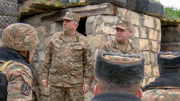 Глава Генштаба Вооруженных сил РА генерал-лейтенант Артак Давтян посетил Армию обороны - Sputnik Արմենիա