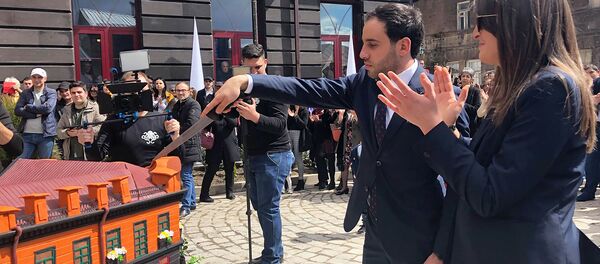 Церемония открытия ресторана Флоренс (7 апреля 2019). Гюмри Церемония открытия ресторана Флоренс (7 апреля 2019). Гюмри - Sputnik Արմենիա