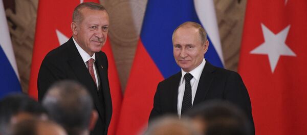 Реджеп Эрдоган и Владимир Путин - Sputnik Армения