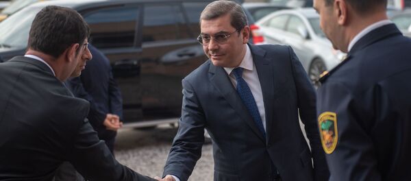 Председатель Комитета государственных доходов Давид Ананян на Араратском таможенном терминале (9 апреля 2019). Еревaн - Sputnik Արմենիա