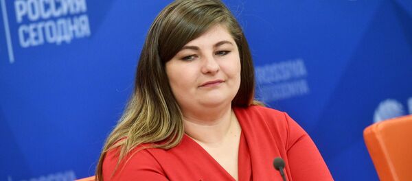 Руководитель фонда Тотальный диктант Ольга Ребковец - Sputnik Армения