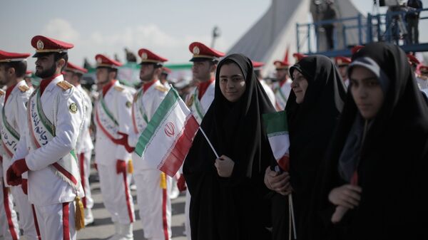 Празднование годовщины исламской революции в Иране. КСИР - Sputnik Արմենիա
