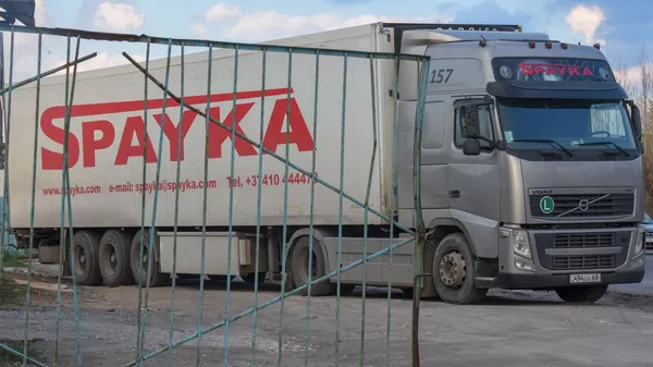 Грузовой автомобиль компании Spayka - Sputnik Армения