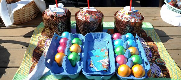 Пасхальные куличи и яйца Пасхальные куличи и яйца - Sputnik Արմենիա