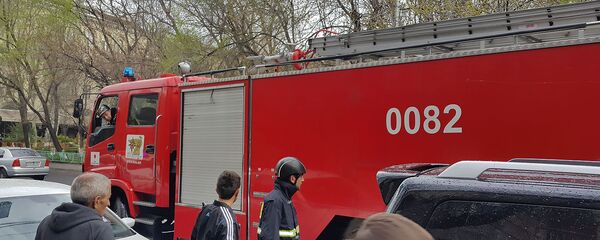 Пожар в квартире на улице Байрона (11 апреля 2019). Еревaн - Sputnik Արմենիա