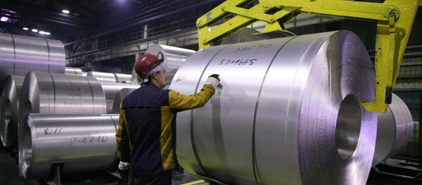 Производство фольги на заводе Русал Саянал - Sputnik Армения