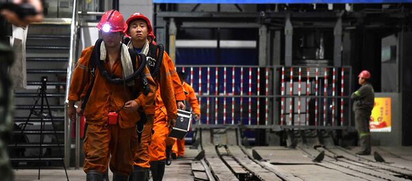 Китайские спасатели из места чрезвычайного происшествия (21 октября 2018). Провинция Шаньдун, Китай - Sputnik Армения