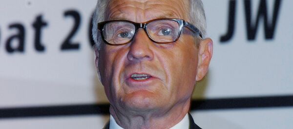 Генсек Совета Европы и председатель Норвежского Нобелевского комитета Турбьерн Ягланд на заседании по теме Свобода выражения мнений и печати в Турции (5 февраля 2013). Анкарa - Sputnik Արմենիա