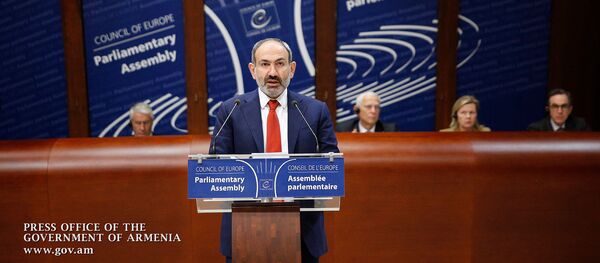 Выступление премьер-министра Армении Никола Пашиняна в Парламентской ассамблее Совета Европы (11 апреля 2019). Страсбург - Sputnik Армения