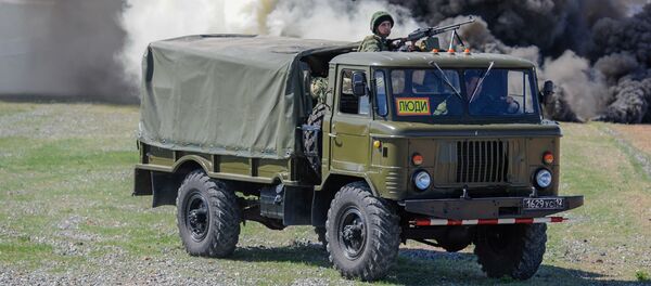 Масштабные учения Объединенной армяно-российской группировки войск (12 апреля 2019). Полигон им. Маршала Баграмяна Масштабные учения Объединенной армяно-российской группировки войск (12 апреля 2019). Полигон им. Маршала Баграмяна - Sputnik Արմենիա