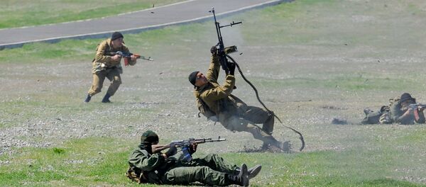 Масштабные учения Объединенной армяно-российской группировки войск (12 апреля 2019). Полигон им. Маршала Баграмяна Масштабные учения Объединенной армяно-российской группировки войск (12 апреля 2019). Полигон им. Маршала Баграмяна - Sputnik Արմենիա