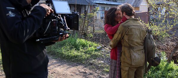Кадры со съемок российского фильма Я вернусь Кадры со съемок российского фильма Я вернусь - Sputnik Армения