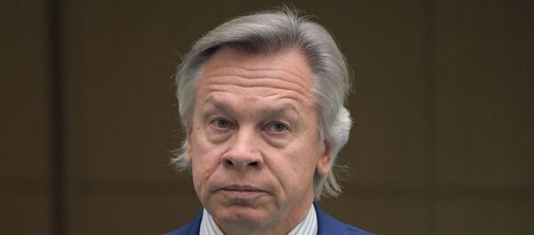 Председатель комиссии Совета Федерации РФ по информационной политике Алексей Пушков - Sputnik Армения