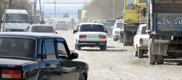 Улица в селе Зартонк (13 апреля 2019). Армавир - Sputnik Армения