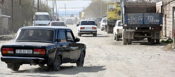 Улица в селе Зартонк (13 апреля 2019). Армавир Улица в селе Зартонк (13 апреля 2019). Армавир - Sputnik Արմենիա