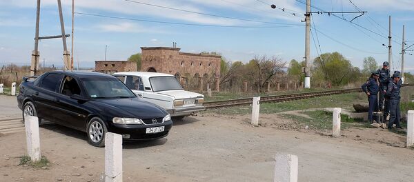 Сотрудники полиции в селе Зартонк (13 апреля 2019). Армавир - Sputnik Արմենիա