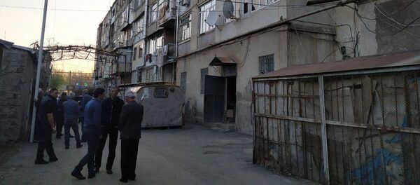 Здание в Эчмиадзине, где проживал Гурген Багдасарян Здание в Эчмиадзине, где проживал Гурген Багдасарян - Sputnik Արմենիա