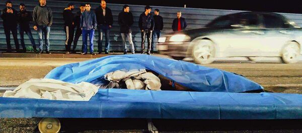 Наезд со смертельным исходом на улице Ростовян (13 апреля 2019). Еревaн Наезд со смертельным исходом на улице Ростовян (13 апреля 2019). Еревaн - Sputnik Արմենիա