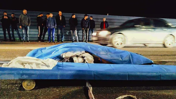 Наезд со смертельным исходом на улице Ростовян (13 апреля 2019). Еревaн - Sputnik Армения