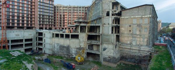 Строительные работы на улице Арама Строительные работы на улице Арама - Sputnik Армения