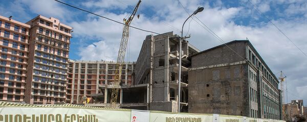 Строительные работы на улице Арама - Sputnik Արմենիա