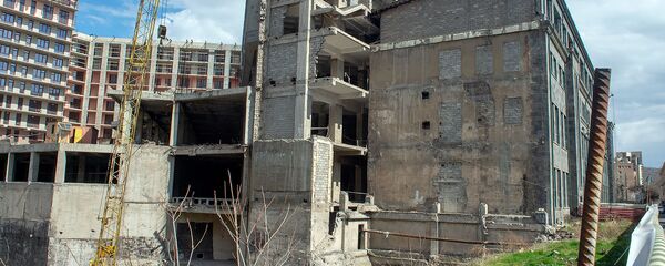 Строительные работы на улице Арама Строительные работы на улице Арама - Sputnik Արմենիա