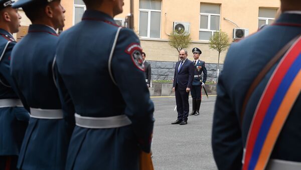 Премьер-министр Никол Пашинян на торжественном заседании, посвященном Дню полиции Армении - Sputnik Արմենիա