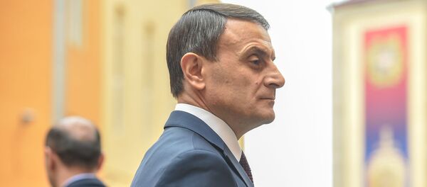  Начальник полиции Валерий Осипян на торжественном заседании, посвященном Дню полиции Армении (16 апреля 2019). Ереван - Sputnik Армения