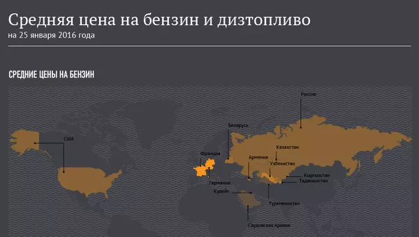 Средняя цена на бензин и дизтопливо - Sputnik Армения