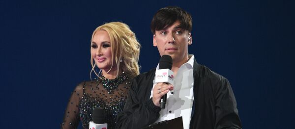 Телеведущие Лера Кудрявцева и Максим Галкин  - Sputnik Армения