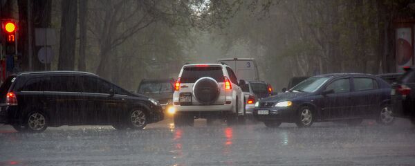 Сильный дождь с градом (17 апреля 2019). Еревaн - Sputnik Армения