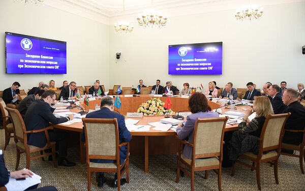 Заседание Комиссии по экономическим вопросам при Экономическом совете СНГ (17 апреля 2019). Москвa - Sputnik Армения