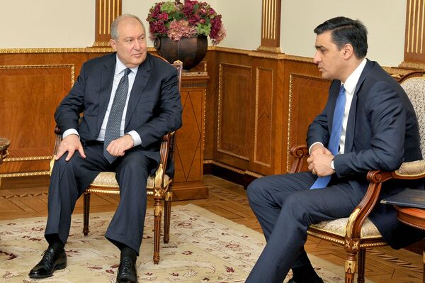 Արմեն Սարգսյանն ու Արման Թաթոյանը հանդիպել են. ի՞նչ են քննարկել նրանք - Sputnik Արմենիա