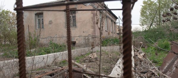 Фундамент нового здания поликлиники села Джрарат Фундамент нового здания поликлиники села Джрарат - Sputnik Արմենիա