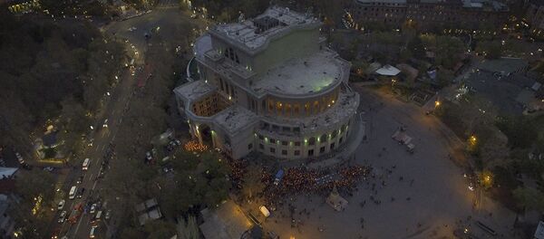 Факельное шествие в Ереване - Sputnik Արմենիա