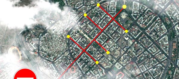 Քաղաքացու օրվա փակ փողոցների քարտեզ Քաղաքացու օրվա փակ փողոցների քարտեզ - Sputnik Արմենիա