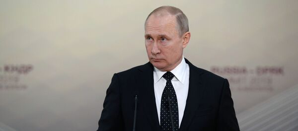 Президент РФ Владимир Путин на пресс-конференции по итогам российско-корейских переговоров - Sputnik Армения