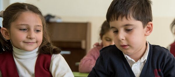 Школа, ученики, класс - Sputnik Армения