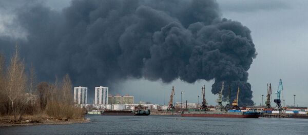 Пожар на заводе Красмаш в Красноярске Пожар на заводе Красмаш в Красноярске - Sputnik Արմենիա