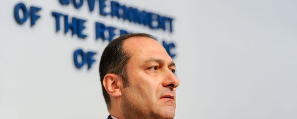 Министр юстиции Артак Зейналян на пресс-конференции (29 апреля 2019). Еревaн Министр юстиции Артак Зейналян на пресс-конференции (29 апреля 2019). Еревaн - Sputnik Արմենիա