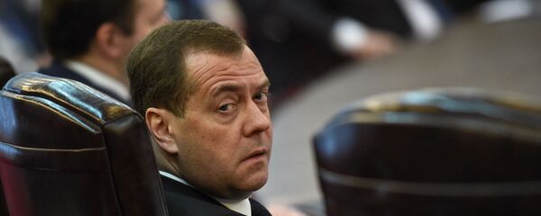 Премьер-министр России Дмитрий Медведев на расширенном заседании Евразийского межправительственного совета (30 апреля 2019). Еревaн Премьер-министр России Дмитрий Медведев на расширенном заседании Евразийского межправительственного совета (30 апреля 2019). Еревaн - Sputnik Արմենիա
