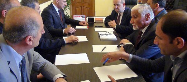 Совещание в Ширакском областном управлении полиции во главе с губернатором Ширака Тиграном Петросяном (2 мая 2019). Гюмри - Sputnik Արմենիա