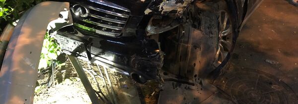 Дорожно-транспортное происшествие на перекрестке улиц Амиряна и Закяна (3 мая 2019). Еревaн - Sputnik Армения