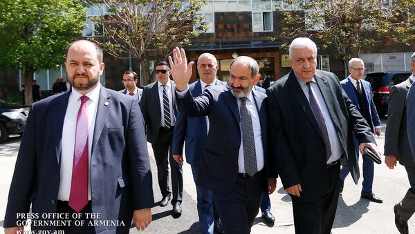 Премьер-министр Никол Пашинян посетил Национальный политехнический университет Армении (6 мая 2019). Еревaн - Sputnik Армения