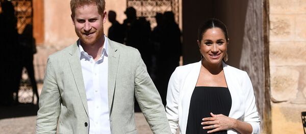 Британский принц Гарри и Мегэн, герцогиня Сассекс во время посещения андалузских садов в Рабате (25 февраля 2019). Марокко Британский принц Гарри и Мегэн, герцогиня Сассекс во время посещения андалузских садов в Рабате (25 февраля 2019). Марокко - Sputnik Армения