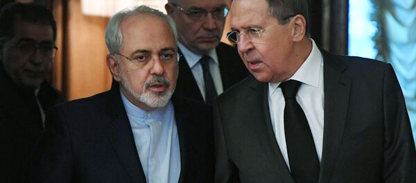 Главы МИД России и Ирана Сергей Лавров и Мухаммад Джавад Зариф во время встречи (20 декабря 2016). Москвa - Sputnik Армения