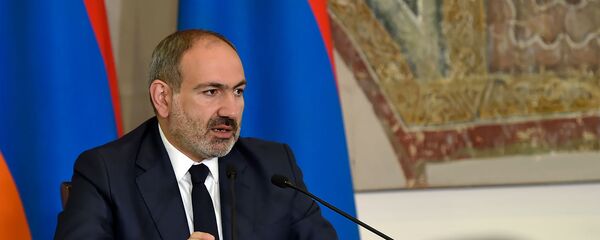 Пресс-конференция премьер-министра Никола Пашиняна по итогам первого года пребывания на посту (8 мая 2019). Еревaн - Sputnik Армения