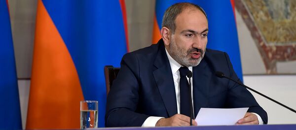 Пресс-конференция премьер-министра Никола Пашиняна по итогам первого года пребывания на посту (8 мая 2019). Еревaн - Sputnik Արմենիա