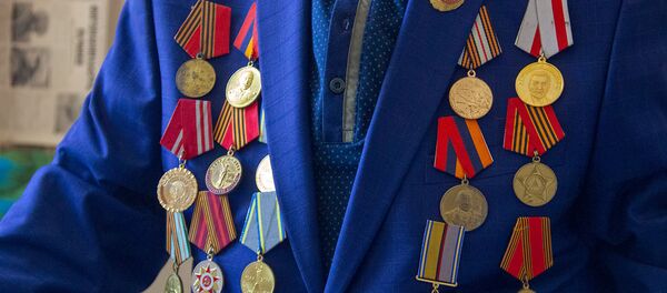 Медали ветерана Великой Отечественной войны, председатель Совета ветеранов Арташата Усика Паносяна - Sputnik Արմենիա